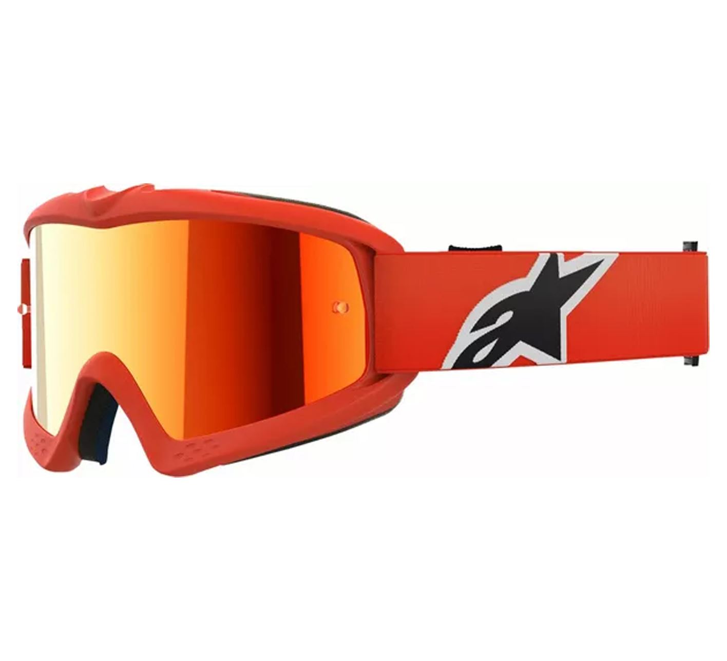 Alpinestars 2025 Goggles Youth Vision Corp Orange Mirror Red